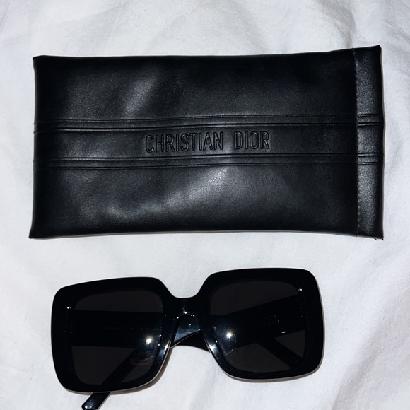 Dior Black Square Sunglasses - Picture 1 of 4